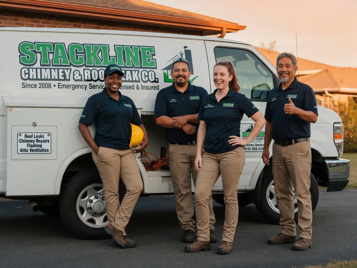 Chimney flashing repair company in Urania, LA